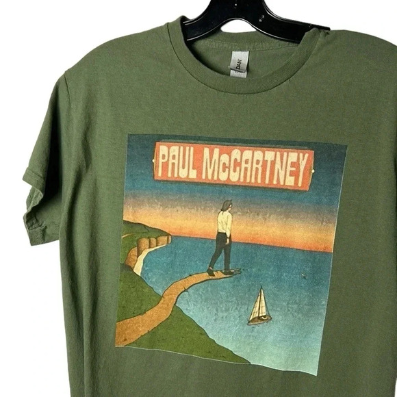 Paul McCartney “GOT BACK “ North America tour 2022 Green  Cotton t shirt ! - Picture 3 of 15
